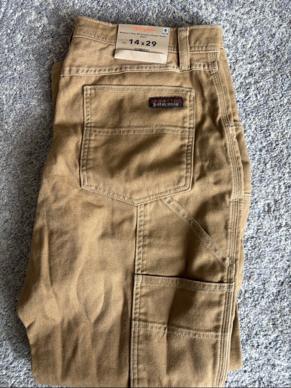Patagonia Tan Cargo Work Pants